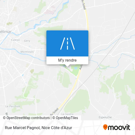 Rue Marcel Pagnol plan
