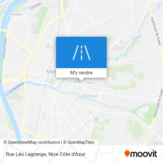 Rue Léo Lagrange plan