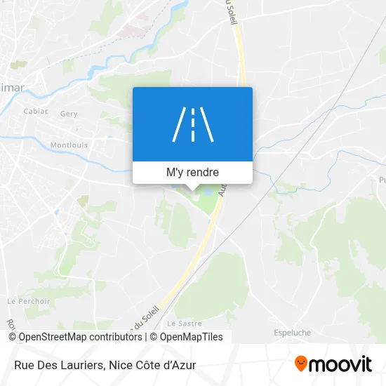 Rue Des Lauriers plan