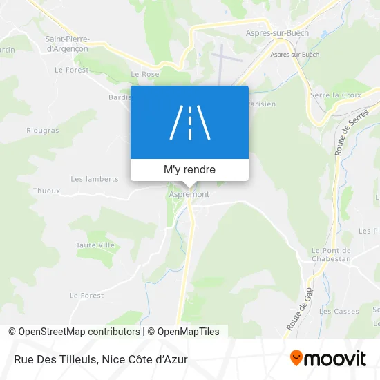 Rue Des Tilleuls plan