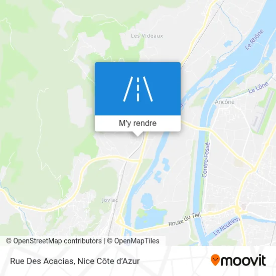 Rue Des Acacias plan