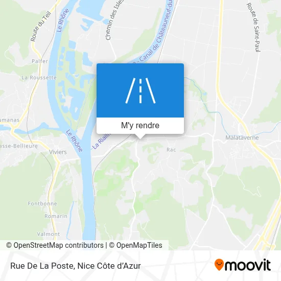 Rue De La Poste plan
