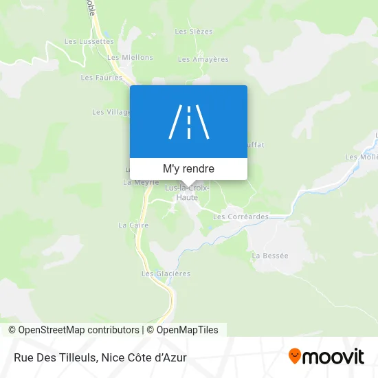 Rue Des Tilleuls plan
