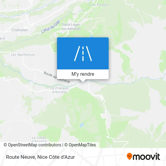 Route Neuve plan