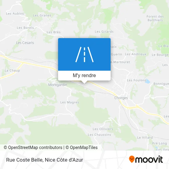 Rue Coste Belle plan