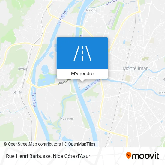 Rue Henri Barbusse plan