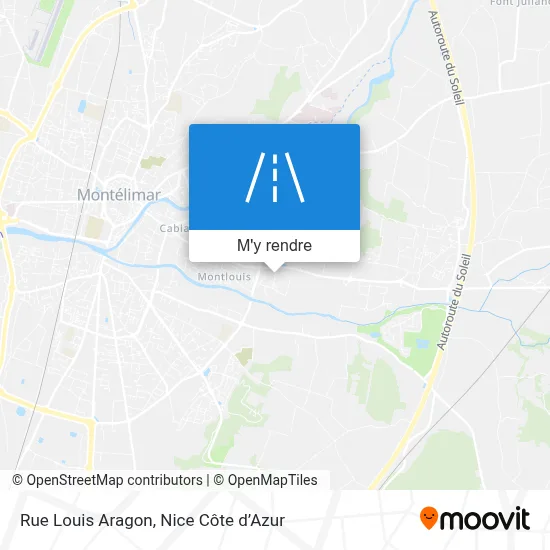 Rue Louis Aragon plan