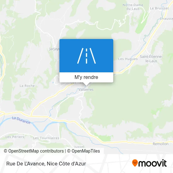 Rue De L'Avance plan