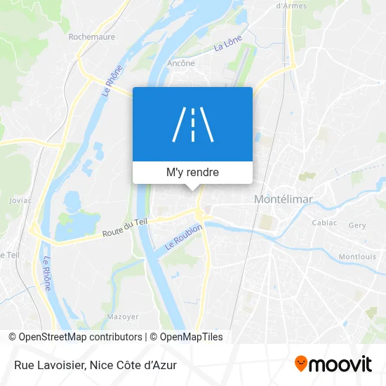 Rue Lavoisier plan