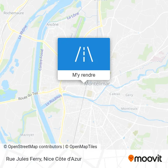 Rue Jules Ferry plan