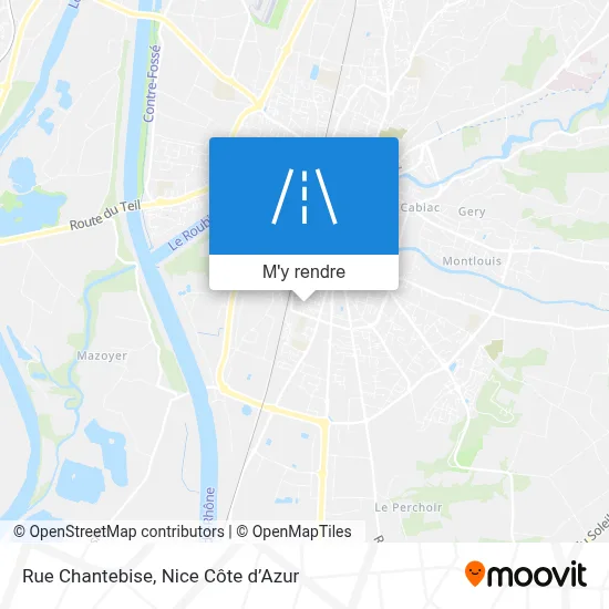 Rue Chantebise plan