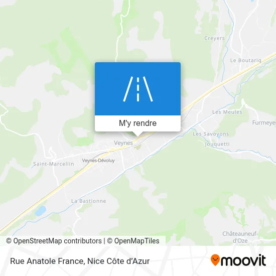 Rue Anatole France plan