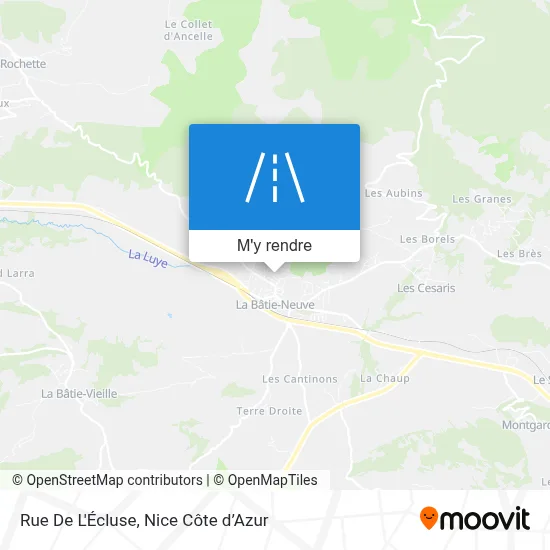 Rue De L'Écluse plan
