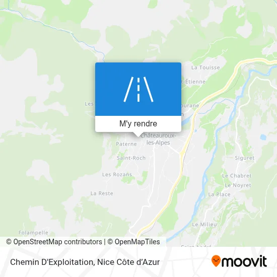 Chemin D'Exploitation plan