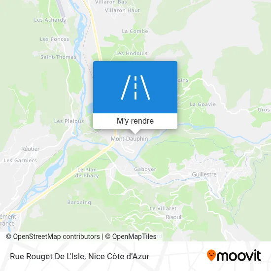 Rue Rouget De L'Isle plan