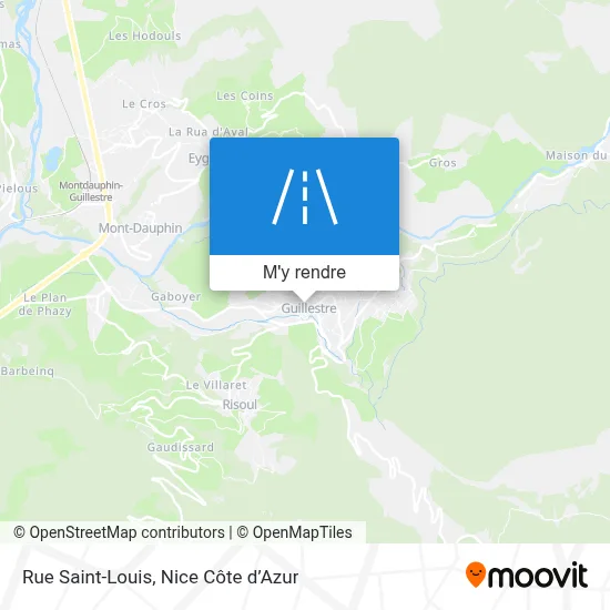 Rue Saint-Louis plan