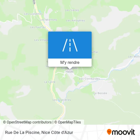 Rue De La Piscine plan