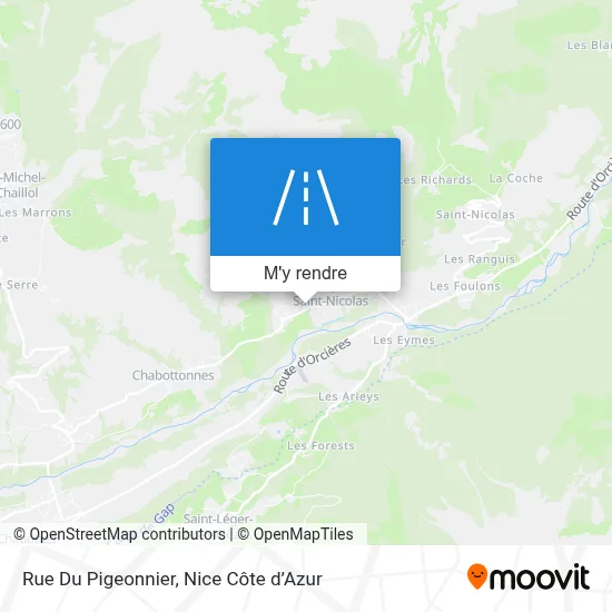 Rue Du Pigeonnier plan