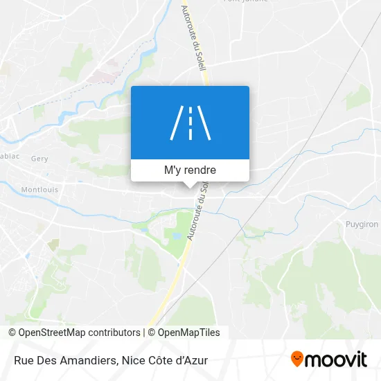 Rue Des Amandiers plan