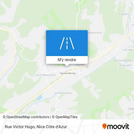 Rue Victor Hugo plan