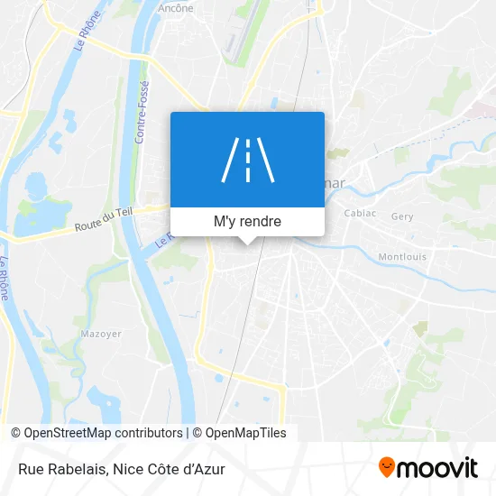 Rue Rabelais plan