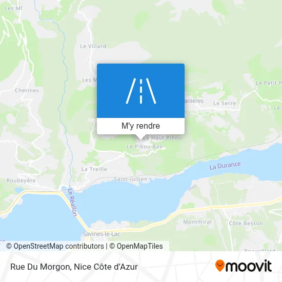 Rue Du Morgon plan
