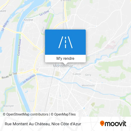Rue Montant Au Château plan