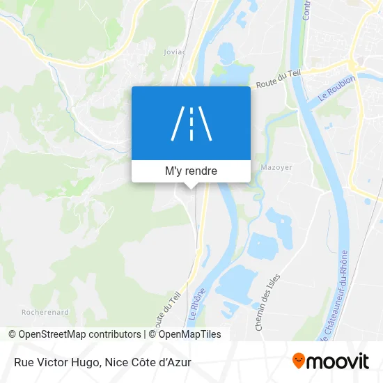 Rue Victor Hugo plan