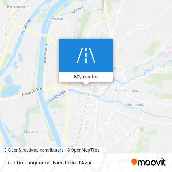 Rue Du Languedoc plan