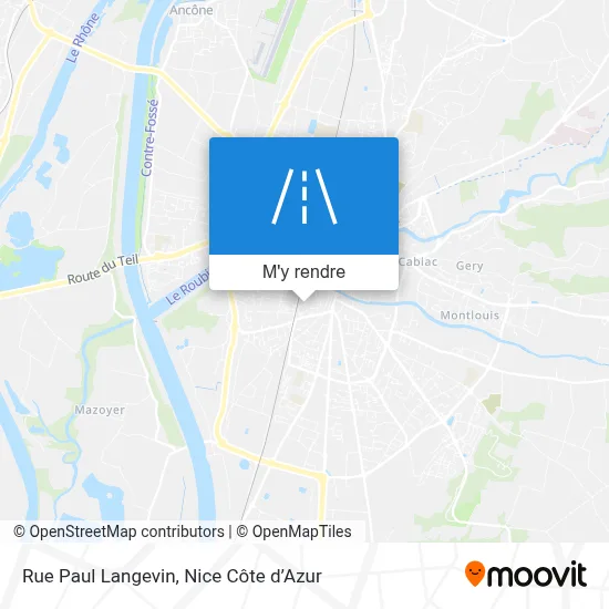Rue Paul Langevin plan