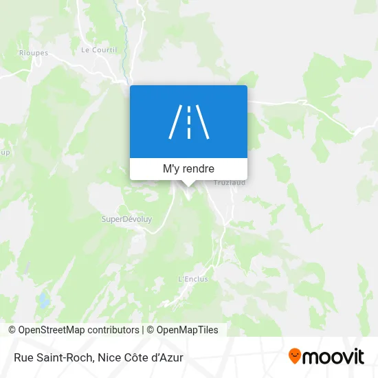 Rue Saint-Roch plan