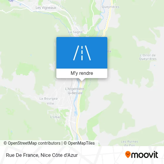 Rue De France plan