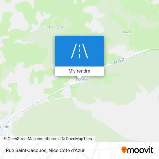 Rue Saint-Jacques plan