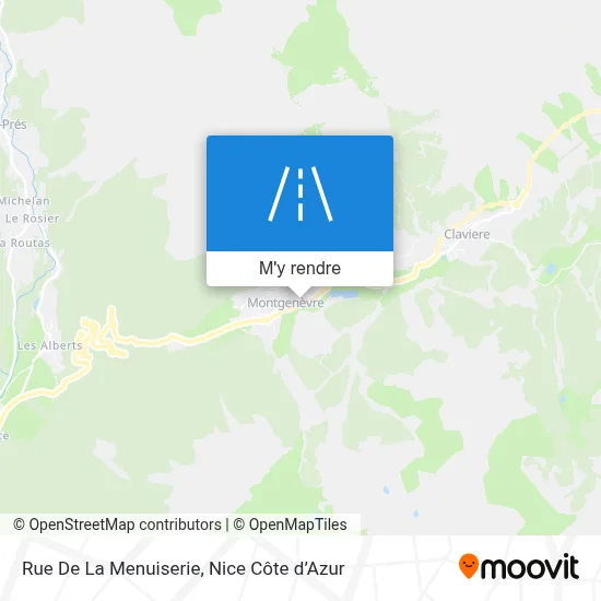 Rue De La Menuiserie plan