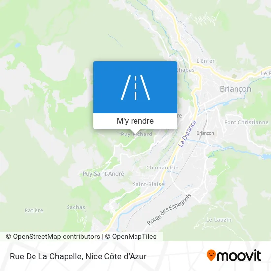 Rue De La Chapelle plan