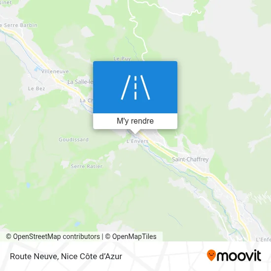 Route Neuve plan