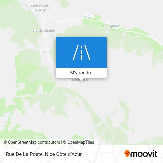 Rue De La Poste plan