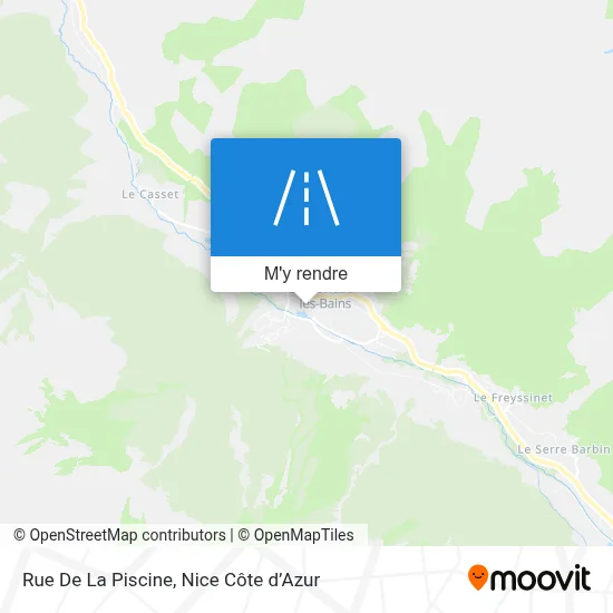 Rue De La Piscine plan