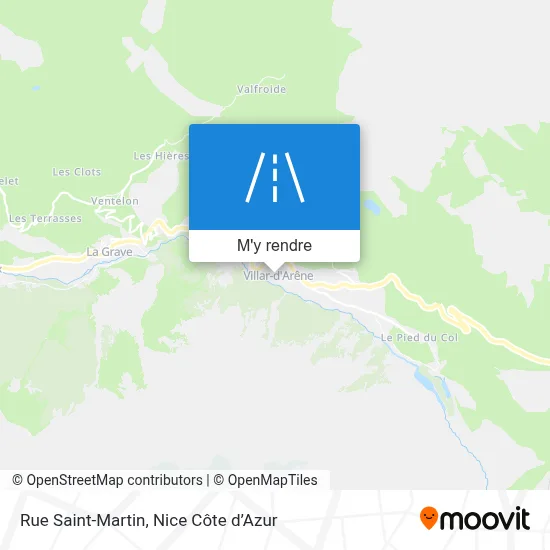 Rue Saint-Martin plan