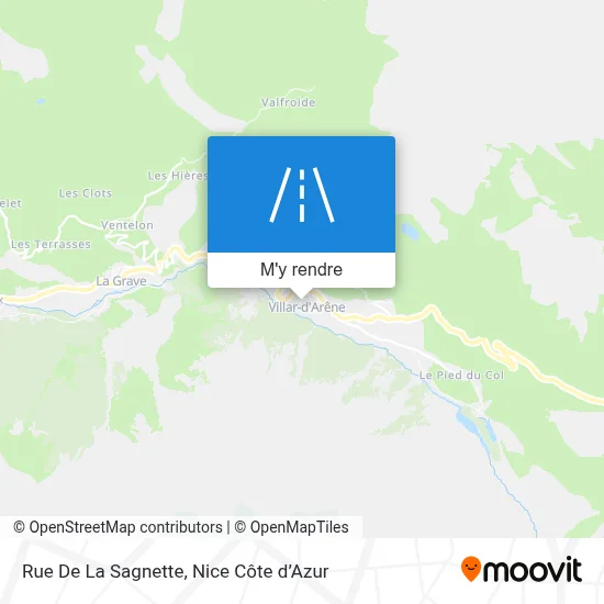 Rue De La Sagnette plan