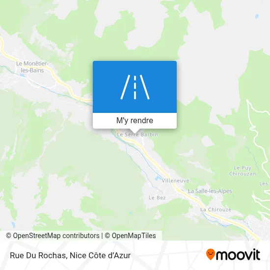 Rue Du Rochas plan