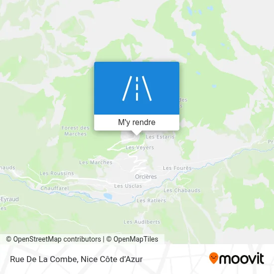 Rue De La Combe plan