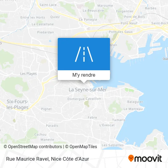Rue Maurice Ravel plan