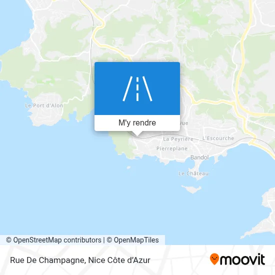 Rue De Champagne plan