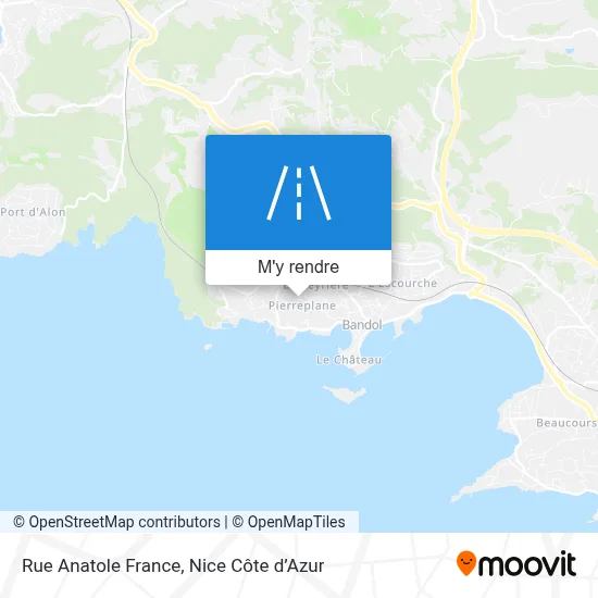 Rue Anatole France plan