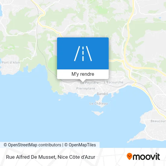 Rue Alfred De Musset plan