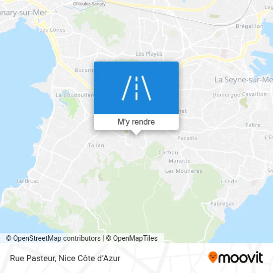 Rue Pasteur plan