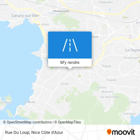 Rue Du Loup plan
