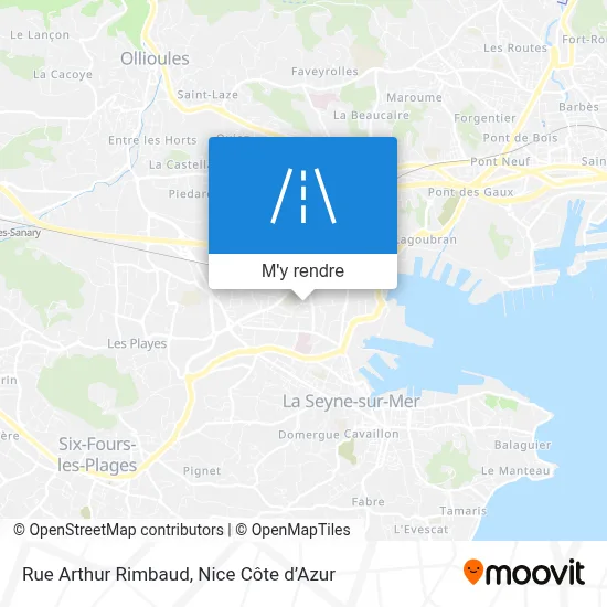 Rue Arthur Rimbaud plan