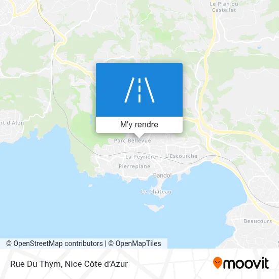 Rue Du Thym plan